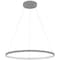 Access Lighting Anello, Dual Voltage LED Pendant, Gray Finish, Acrylic Lens 52068LEDD-GRY/ACR - alternate 4